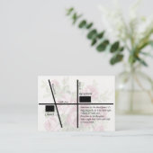 Vintage bruiloft Receptie Kaart Kaarten (Staand voorkant)