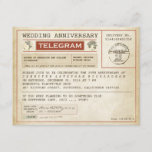 vintage bruiloft telegram uitnodiging<br><div class="desc">rustic  telegrammen met een slecht ontwerp voor een huwelijksfeest . Rustige,  ouderwetse telegram,  leuke en originele manier om zo'n speciale gelegenheid te vieren.</div>