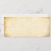 Vintage bruiloft tickets met elegante bloei kaart (Achterkant)