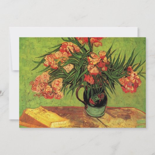 Vintage bruiloft uitnodigingen Vincent van Gogh (Achterkant)