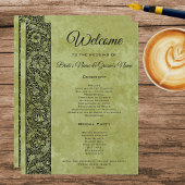 Vintage bruiloft, Victoriaans bloemenrolprogramma