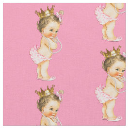Vintage Brunette Little Princess Stof