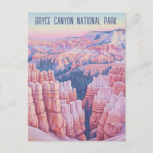 Vintage Bryce Canyon National Park Utah Briefkaart (Voorkant)