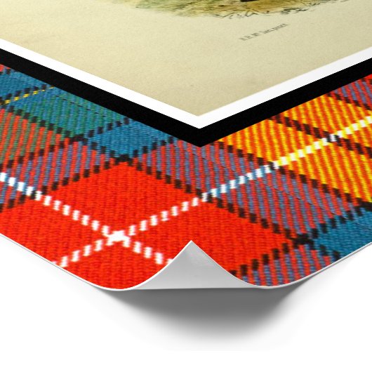 Vintage Buchanan Scottish Clansman Poster (Hoek)