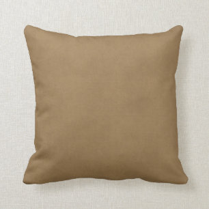Vintage Buckskin lether Brown Parchment Sjabloon Kussen