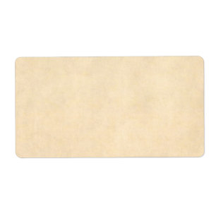 Vintage Buckskin Sjabloon leerlooster Etiket