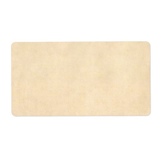 Vintage Buckskin Sjabloon leerlooster Etiket (Voorkant)