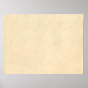 Vintage Buckskin Sjabloon leerlooster Poster