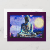 Vintage Buddha Briefkaart (Voorkant / Achterkant)