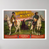 VINTAGE Buffalo Bill POSTER (Voorkant)