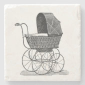 Vintage Buggy Stenen Onderzetter (Voorkant)