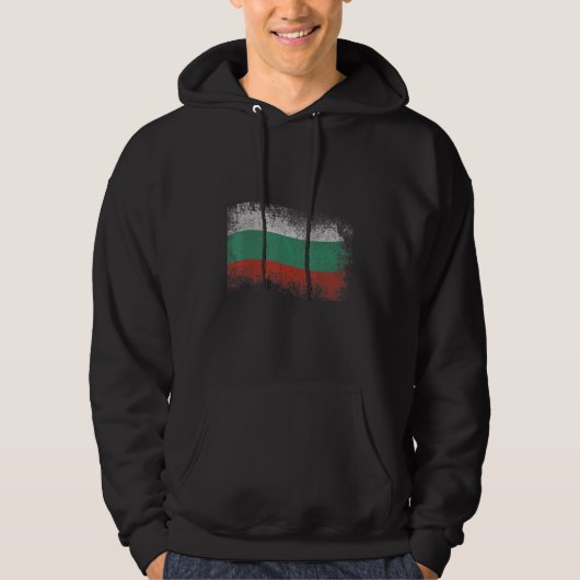 Vintage Bulgarian Flag Hoodie (Voorkant)