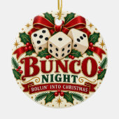 Vintage Bunco Kerst Ornament (Voorkant)