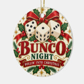 Vintage Bunco Kerst Ornament (Links)