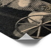 Vintage - Bunnies & Kitten-reizigers, Poster (Hoek)