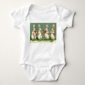 Vintage Bunny Musicians Romper (Voorkant)