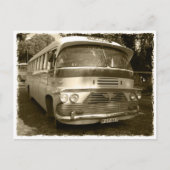 Vintage Bus at Malta Briefkaart (Voorkant)