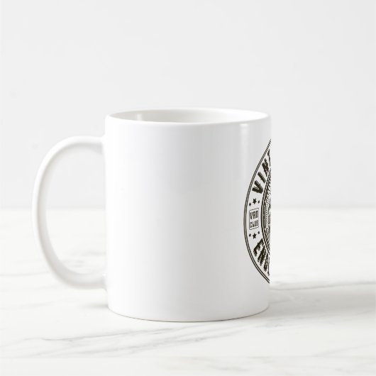 Vintage Bus Eindeloos Plan Koffiemok (Links)