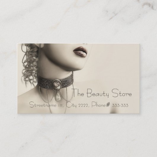 Vintage BusinessCards Visitekaartje (Voorkant)