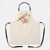 Vintage Buttercream Bakkerij Merkidentiteit Schort (Voorkant)