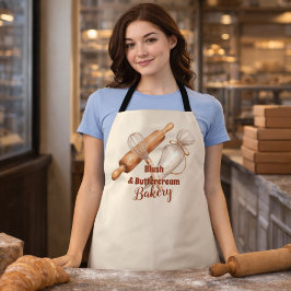 Vintage Buttercream Bakkerij Merkidentiteit Schort
