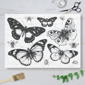 Vintage Butterflies and Bees Tissuepapier