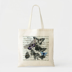 Vintage Butterflies Austen Canvas tas