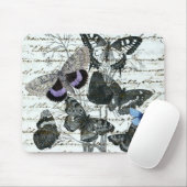 Vintage Butterflies Austen Mousepad Muismat (Met muis)