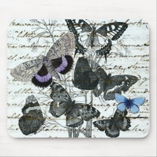 Vintage Butterflies Austen Mousepad Muismat