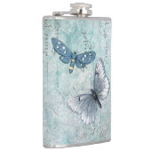 Vintage Butterflies French Grunge Heupfles (Rechts)