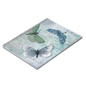 Vintage Butterflies French Grunge Notitieboek (Linkerzijde)