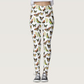 Vintage Butterflies Leggings (Voorkant)
