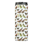 Vintage Butterflies Thermosbeker (Achterkant)