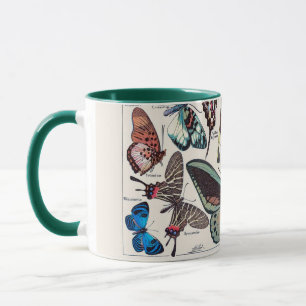 Vintage Butterflies van Adolphe Millot Mok