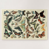 Vintage Butterflies van Adolphe Millot Poster Legpuzzel (Horizontaal)