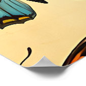 Vintage Butterfly Collection Pattern Poster (Hoek)