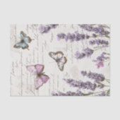 Vintage Butterfly Ephemera Tissuepapier (Voorkant)