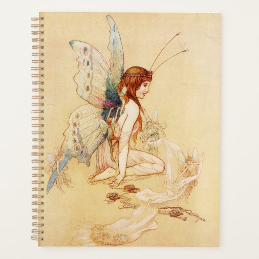 Vintage Butterfly Fairy Planner (Voorkant)