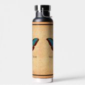 Vintage Butterfly Illustration Waterfles (Links)