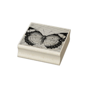 Vintage Butterfly No. 3 Waterverf Art Rubberstempel