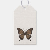 Vintage Butterfly Tag Cadeaulabel (Voorkant)