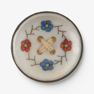 Vintage Button Ronde Bord