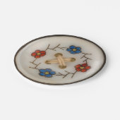 Vintage Button Ronde Bord (Gekanteld)