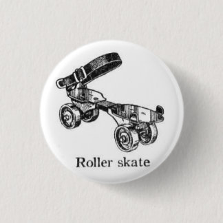 Vintage Button Schaats Roller