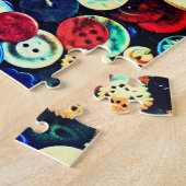 Vintage Buttons Legpuzzel (Zijkant)