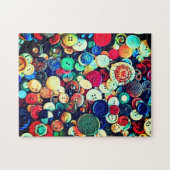 Vintage Buttons Legpuzzel (Horizontaal)