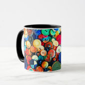 Vintage Buttons Mok (Voorkant links)