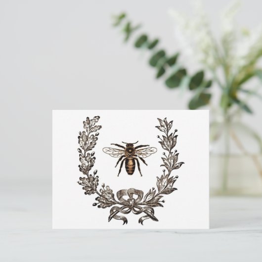 Vintage Buzz Briefkaart (Staand voorkant)