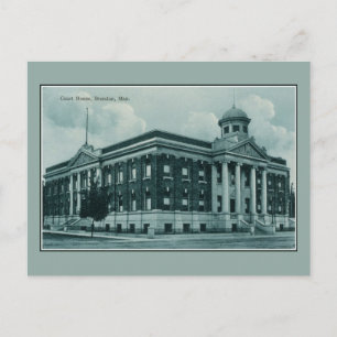 Vintage C 1910 Court House Brandon Manitoba Briefkaart