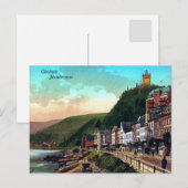 Vintage ca. 1900 Cochem Moselstrasse Moselle Briefkaart (Voorkant / Achterkant)